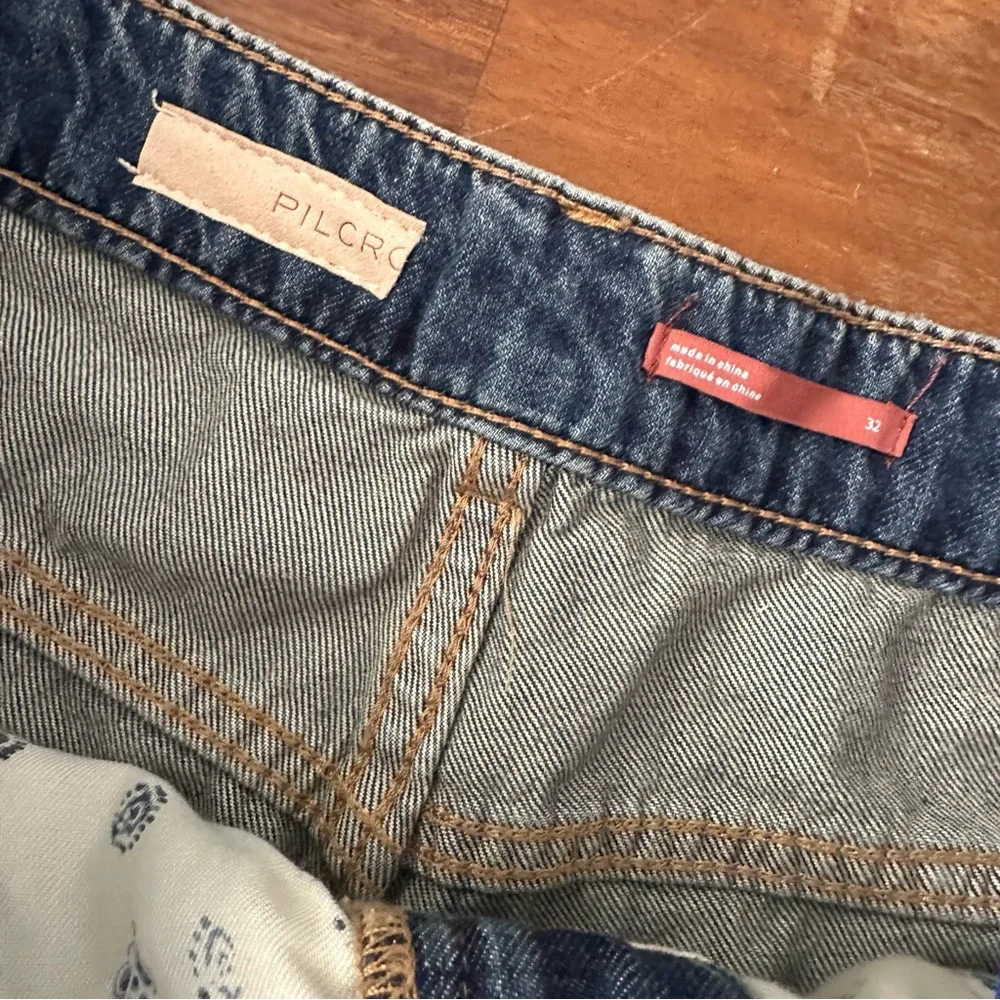 Anthropologie Pilcro Denim Blue Women's Shorts‎ Size 32 NWT - Picture 3 of 10